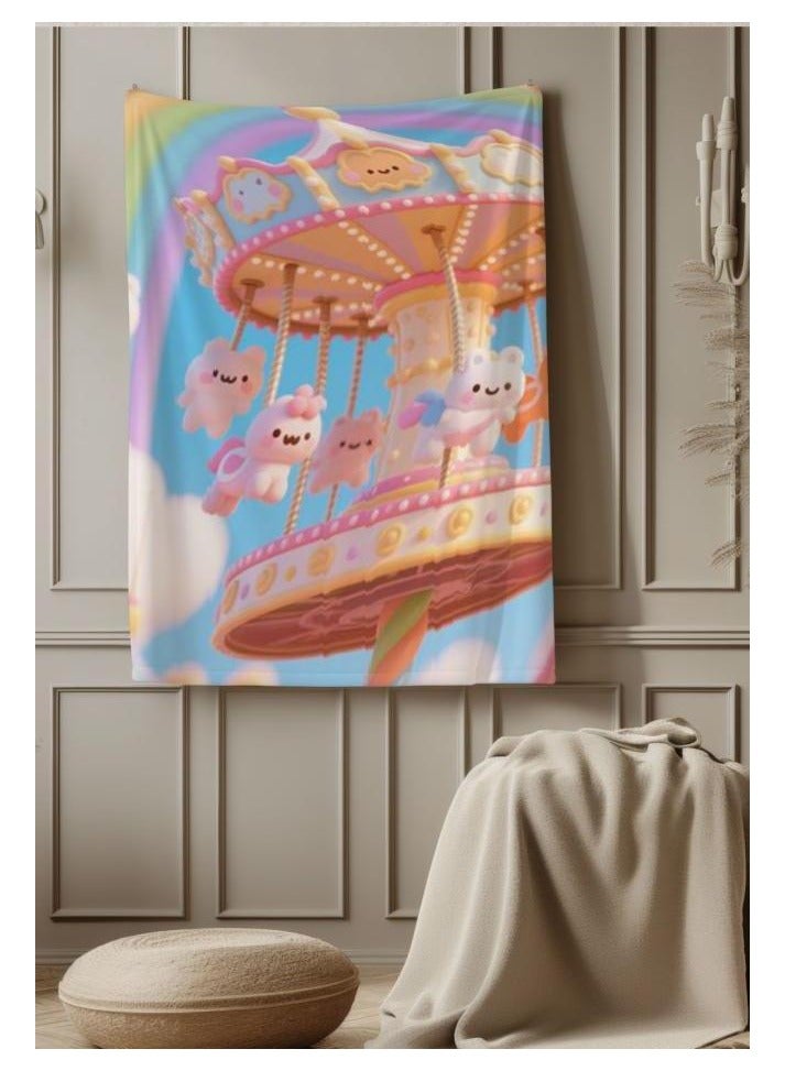 general Children's or student cartoon flannel thin blanket (warm and comfortable, suitable for sleep, games) 100cm*150cm - 568 - Image 3