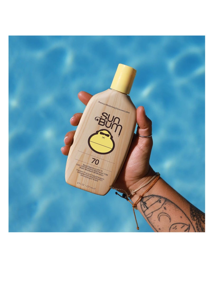 Sun Bum Original SPF 70 Sunscreen Lotion Vegan and Hawaii 104 Reef Act Compliant Octinoxate & Oxybenzone Free Broad Spectrum Moisturizing UVA UVB - Image 3