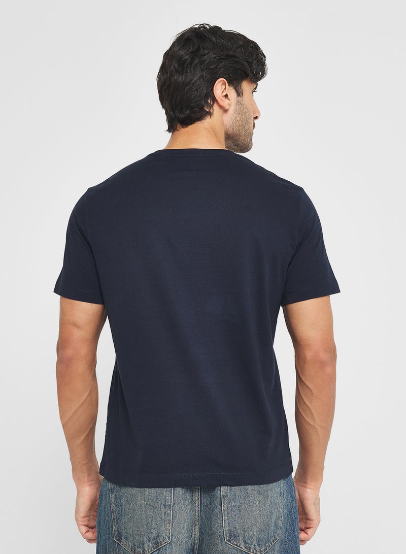 GUESS American Trad Crew Neck T-Shirt - Image 2
