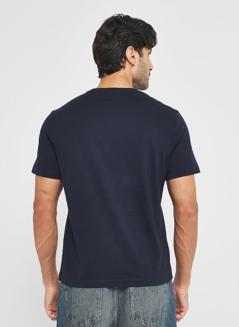 GUESS American Trad Crew Neck T-Shirt - Image 2