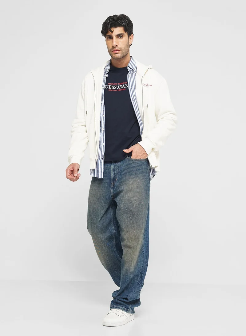 GUESS  American Trad Crew Neck T-Shirt for Men | Best Price UAE