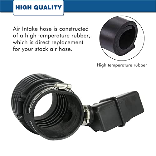 A ABIGAIL Air Intake Hose compatible with Nissan Murano 2009-2013 and Nissan Quest 2011-2017- Intake Filter Tube Replaces # 16576-1AA1A 16576-1AA0A 696-039- Air Intake Duct Tube Boot - Image 2