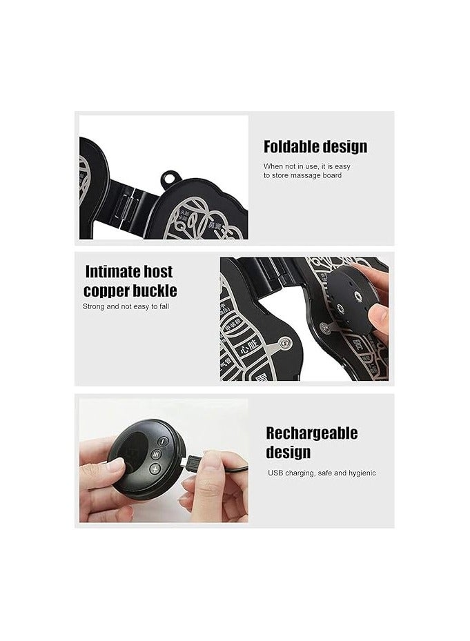 general EMS Foot Massager Mat - USB Rechargeable Electric Foldable Foot Massage pad - Circulation Massage Muscle Mobility Booster - for Relief Muscle Pain, Tired Legs Feet - Image 3