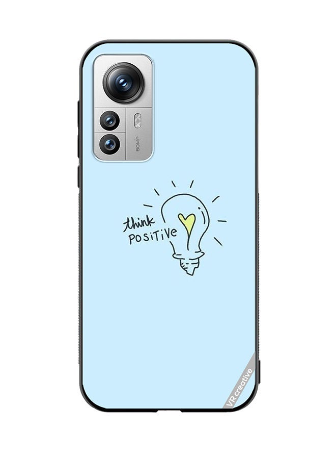 VR CREATIVE Protective Case Cover For Xiaomi 12X Think Positive Design Multicolour - Image 1