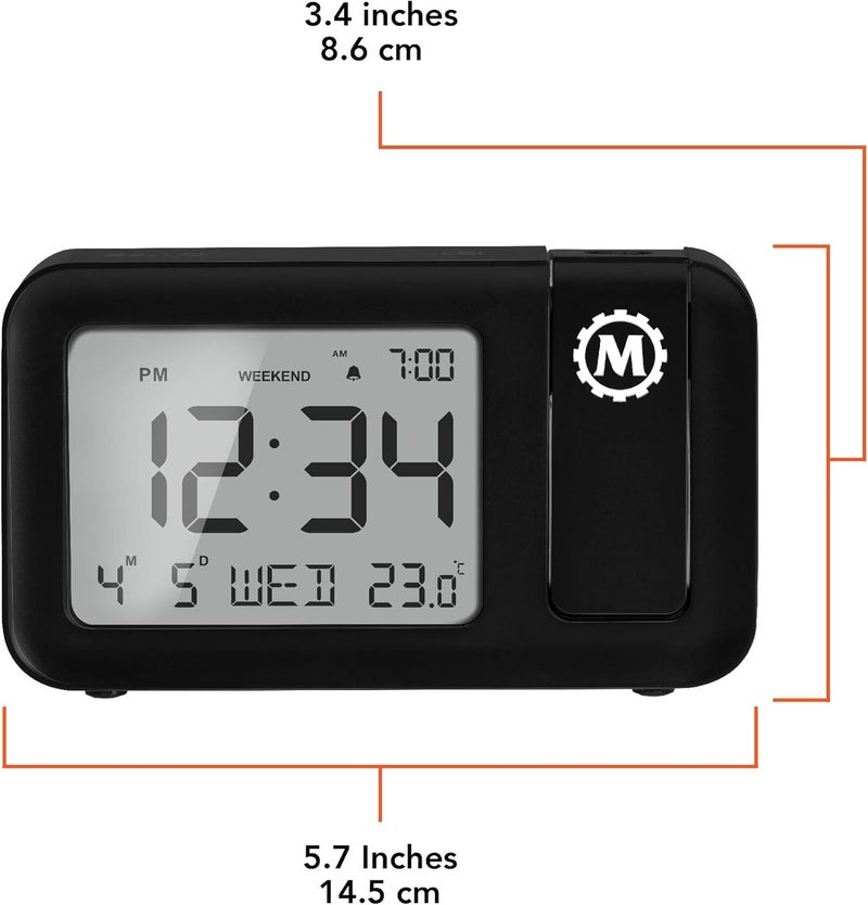Marathon Projection Clock with Large Display and Backlight - Image 3