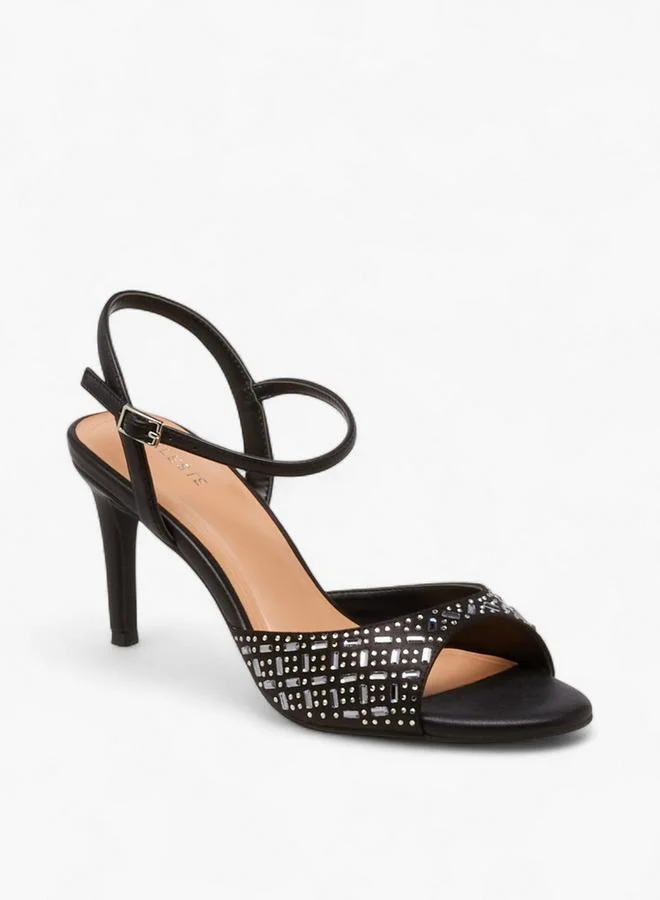 سيليست صنادل بكعب خنجري مزينة للنساء