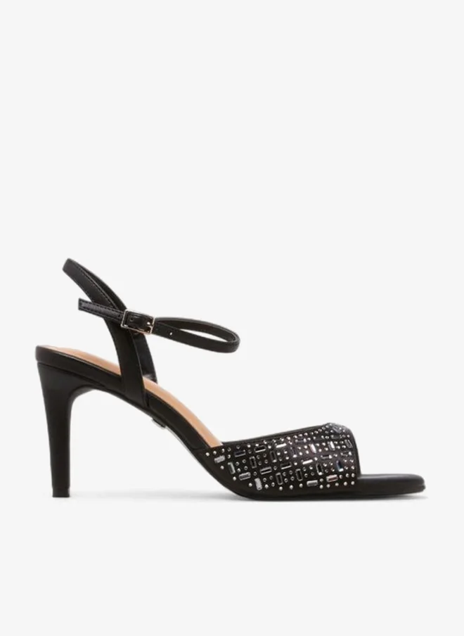 سيليست صنادل بكعب خنجري مزينة للنساء