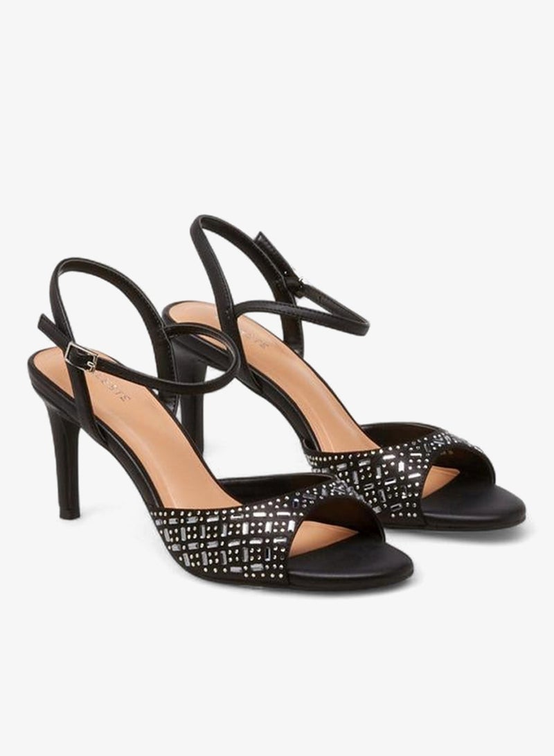 Celeste Women Embellished Stiletto Heel Sandals - Image 2