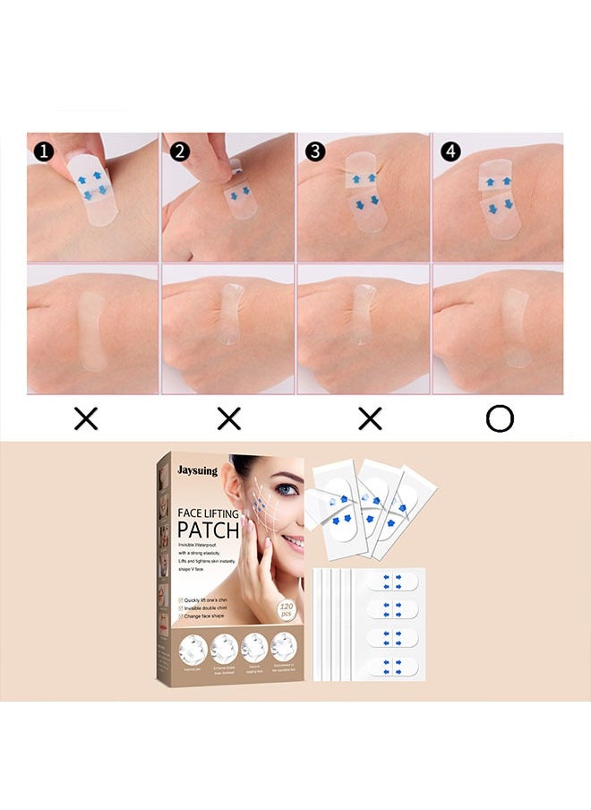 Face Lifting Patch 120 Pcs, Invisible Face Lift Tape, Instant Face Lift Sticker, Neck Eye Lift Tape for Double Chin Eyes Skin Facial Wrinkles Double Chin, Women Face Beauty - pzsku/Z8C7F2668EB720D104084Z/45/_/1740017444/ab4530f3-b5e6-47e8-b065-27daf9610cf9