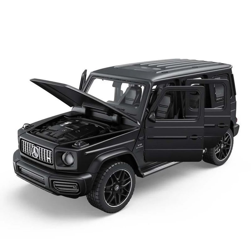 راستار سيارة مرسيدس بنز AMG G63 1:32 بوصة مع الأصوات - سوداء - 64100 - Image 4