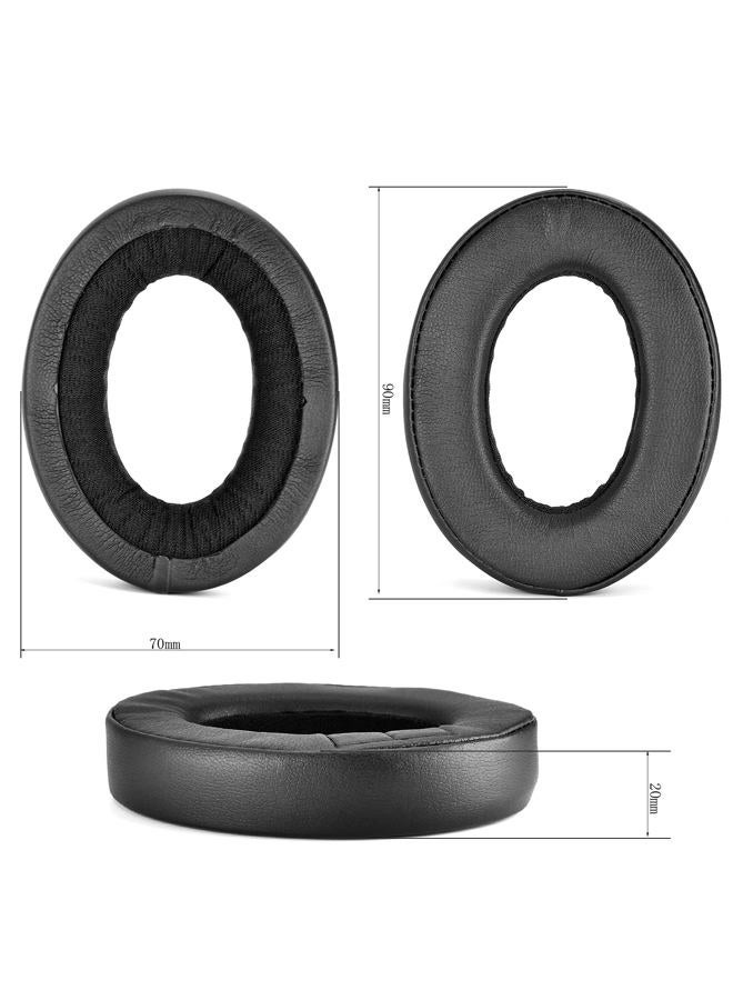 defean ZIk1.0 Ear Pads - Replacement Ear Cushion Compatible with Parrot Zik (ZIk1, Zik First Generation) Wireless Headphones, Ear Pads with Softer Leather, Noise Isolation Foam, Added Thickness - Image 2