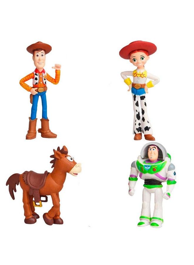 JOLLY 7 Pcs Toy Story Cake Toppers Mini Figurines Cupcake Decorations Cute Premium Toy Story Party Figurines Cartoon Action Figures Toy Story Party Supplies - Image 3