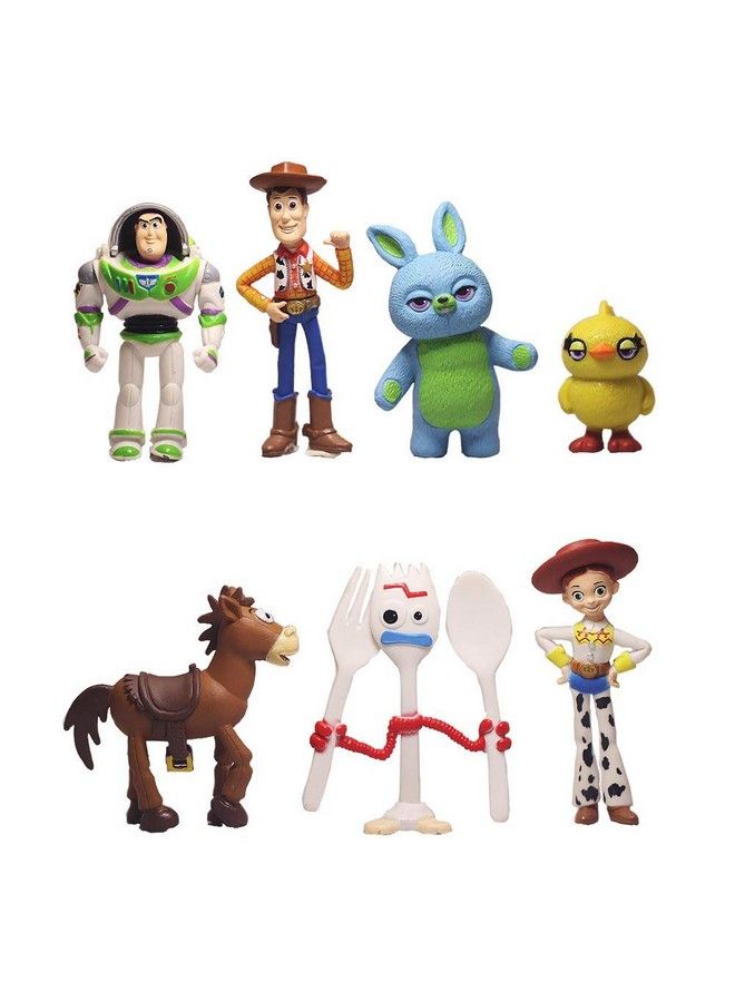 JOLLY 7 Pcs Toy Story Cake Toppers Mini Figurines Cupcake Decorations Cute Premium Toy Story Party Figurines Cartoon Action Figures Toy Story Party Supplies - Image 2