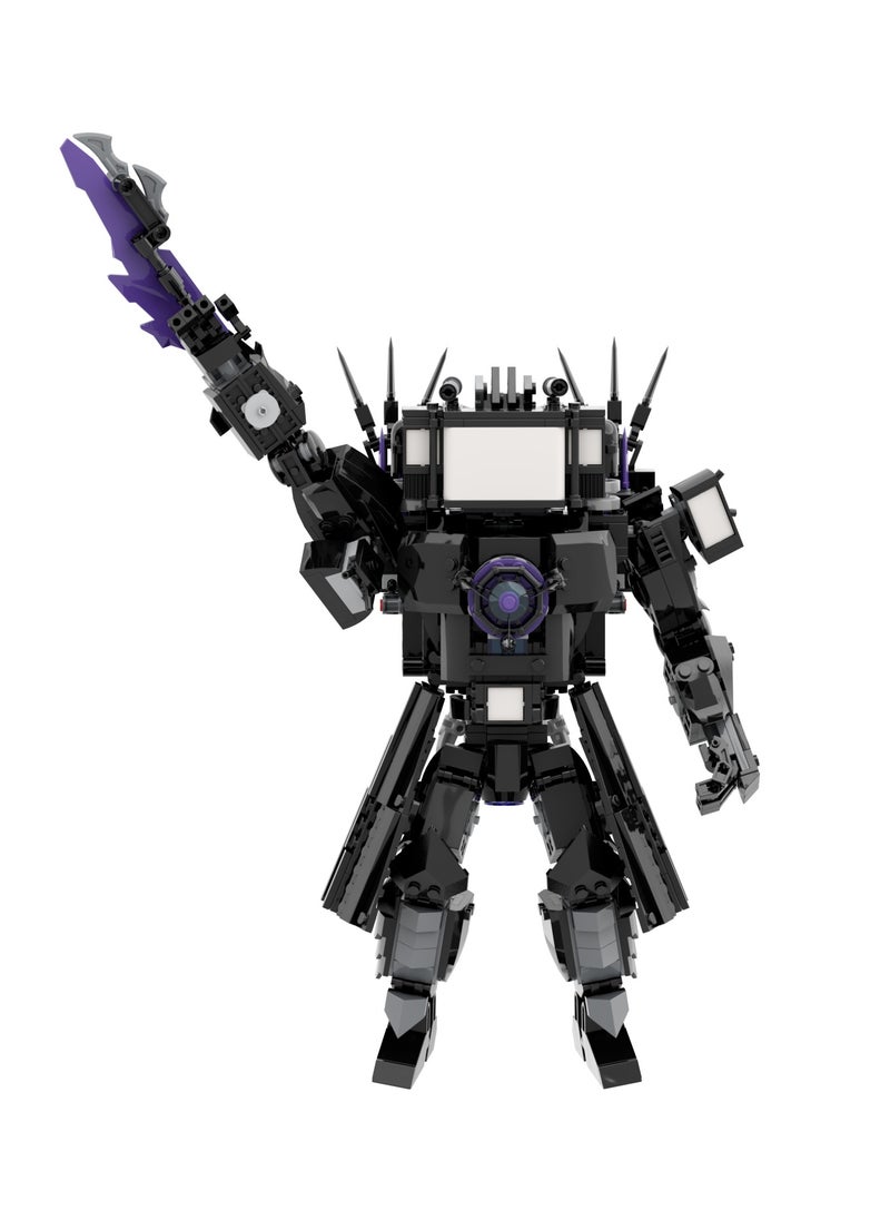 General Skibidi Toilet Man Toy Building Blocks 835Pcs Giant Version Upgraded Titan TV Man Toy Ideas Toys Battle Horror Game Model Ideas Toys Gifts For Adult & Kids  - Image 3