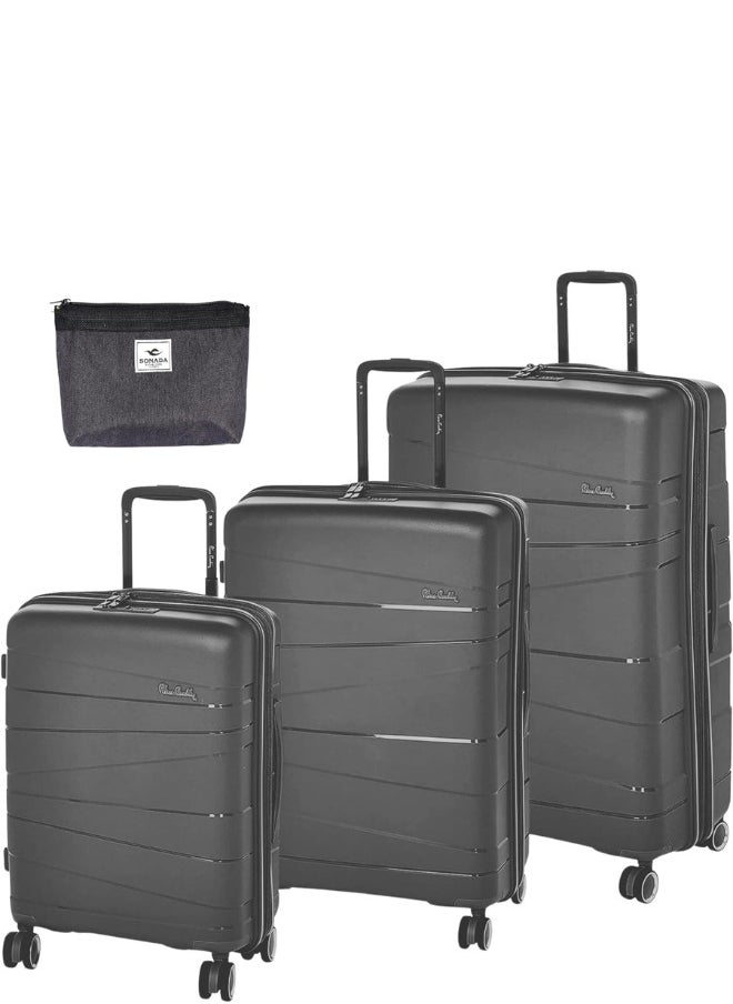 pierre cardin Unbreakable Luggage Set of 3 Extra Large  - Image 1