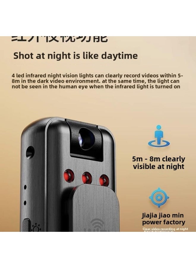 Law Enforcement Recorder Recording Pen Tape Recording All-in-one Machine HD Motion Camera Camera Shooting Wholesale-Body Color:Remote Monitoring-camera-32g [wifi Mobile Phone Directly + Audio And Video Recording + Ultra-clear Night·