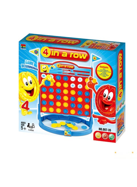 4 in a Row – Classic Connect Four Game for Ages 5+ – 2-Player Strategy Game