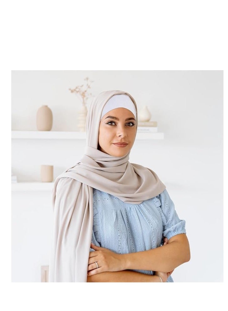 FengSVMA Women Hijab Undercap, Islamic Muslim Under Hijab Cap Inner Under Scarf Hat Hijab Cap with Tie Back Closure  - Image 4