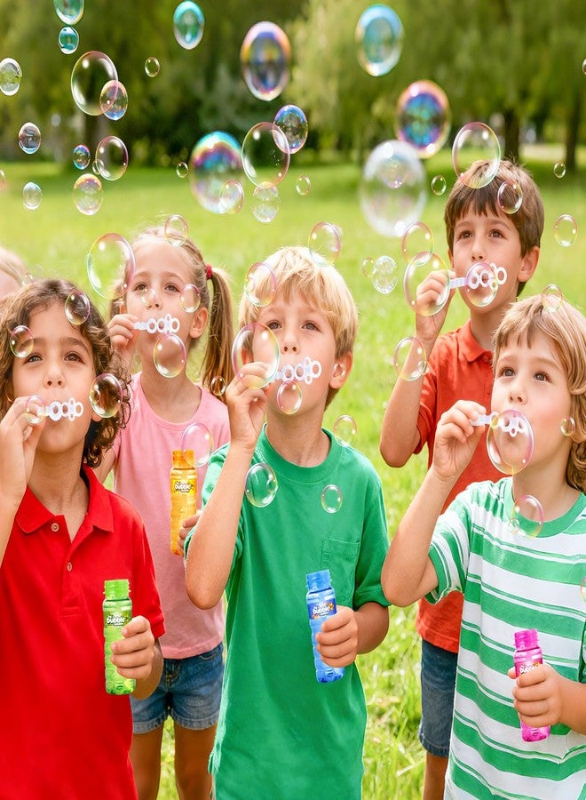 OCHIDO 24 Pcs Bubble Bottles with Wand, Bubbles for Kids Summer Outdoor & Indoor Activity, Bubbles Party Favors for Birthday Party Supplies, Summer Toys Gift, 4oz Bubbles Solution in 6 Colors - Image 4