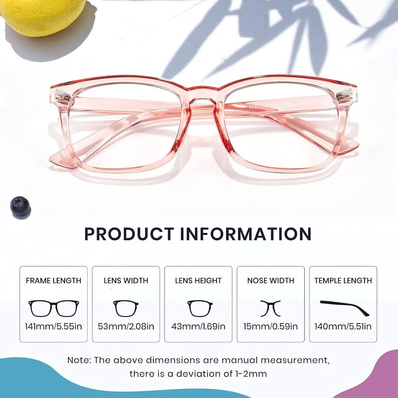 Cyxus Blue Light Glasses for Men Women Reduce Eye Strain UV Blocking for Computer Screen 8082 - Image 4