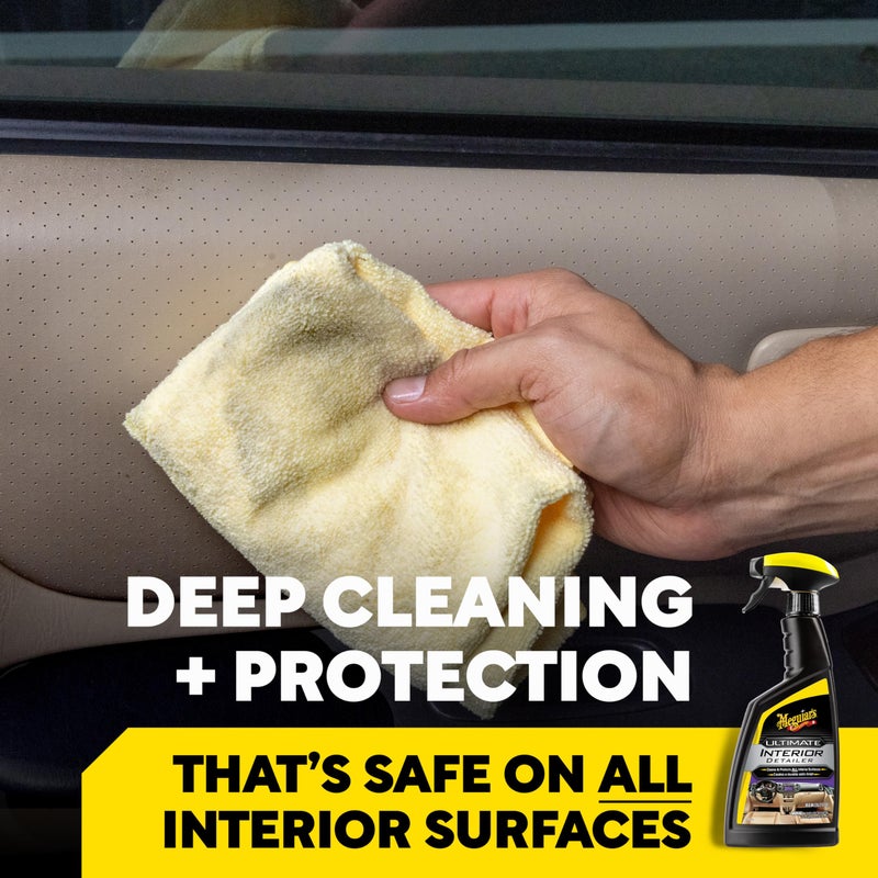 Meguiar's G16216 Ultimate Interior Detailer, Protects Interior Surfaces from Dirt and Grime, Leaves Your Surfaces Protected from UV Rays and Giving It a Lasting Finish, 15.2 Oz Spray Bottle - Image 2