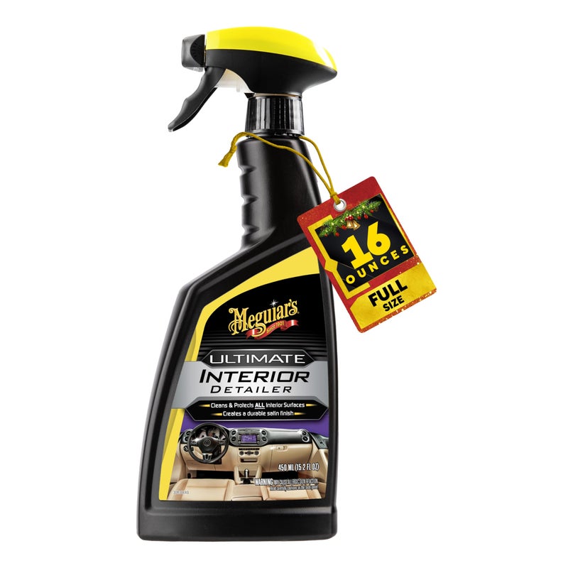 Meguiar's G16216 Ultimate Interior Detailer, Protects Interior Surfaces from Dirt and Grime, Leaves Your Surfaces Protected from UV Rays and Giving It a Lasting Finish, 15.2 Oz Spray Bottle - Image 1