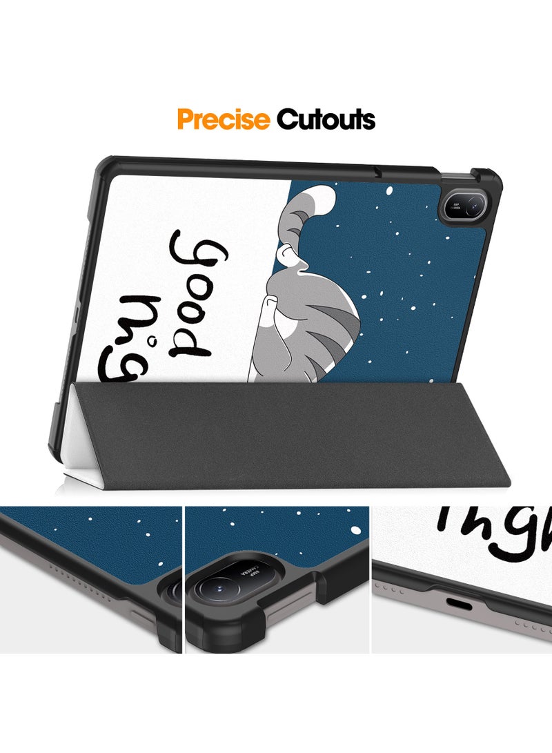 general Case Compatible with Huawei MatePad SE 11 inch 2024 Tri-Fold Smart Tablet Case,Hard PC Back Shell Slim Multi- Viewing Angles Stand Folio Cover - Image 3
