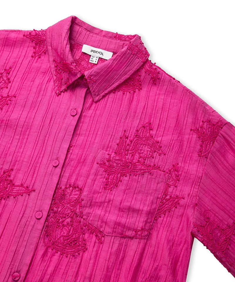 Ipekyol  Embroidery Applique Shirt for Women | Best Price UAE