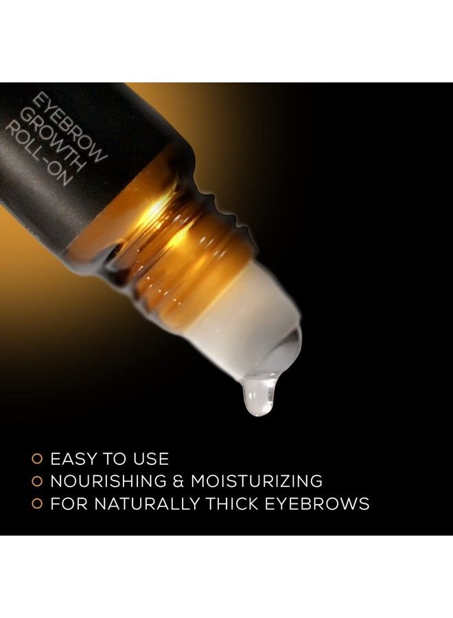 Renee رينيه رول أون لنمو الحواجب (8 مل) مع زيت الخروع، زيت جوز الهند، فيتامين E للحواجب الكثيفة - Image 2