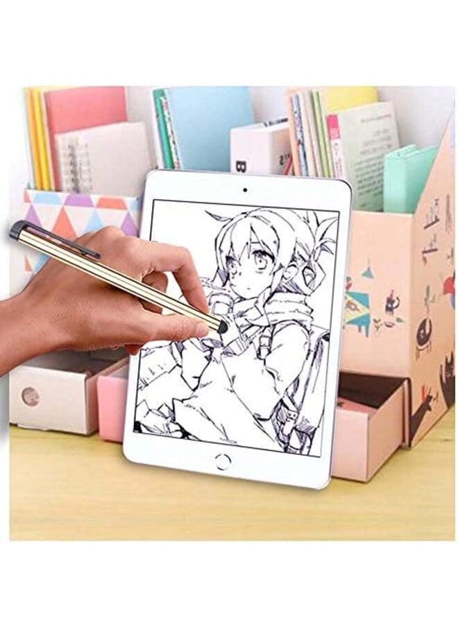EP Small Stylus Touch Pen To Write And Draw Freely On All Tablet And Mobile Screens For Iphone Samsung Huawei And Honor Golden  - Image 3