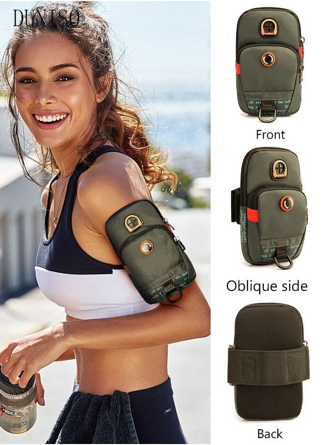DUNISO - Sport Arm Bag Bag Running Bag Multifunctional Phone Bag With Charging Port Durable Waterproof Riding Bag Cellphone Armbands Wrist Bag For Running Hiking Outdoor Sports - Image 1