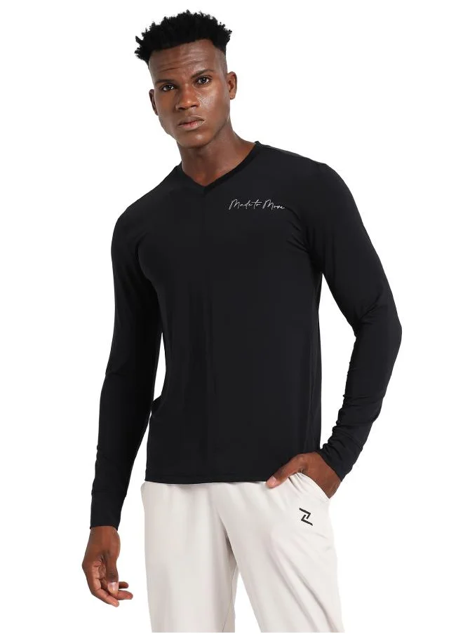 زيسي Men's V-Neck Yoga Top