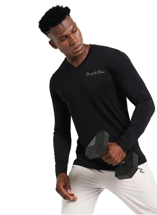 زيسي Men's V-Neck Yoga Top