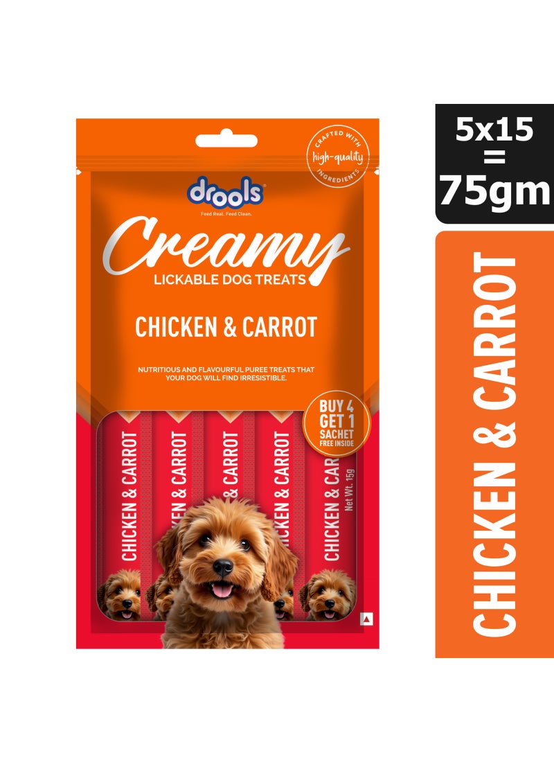 Drools علاج الكلاب: عصا كريمية بنكهة الدجاج والجزر - Image 2