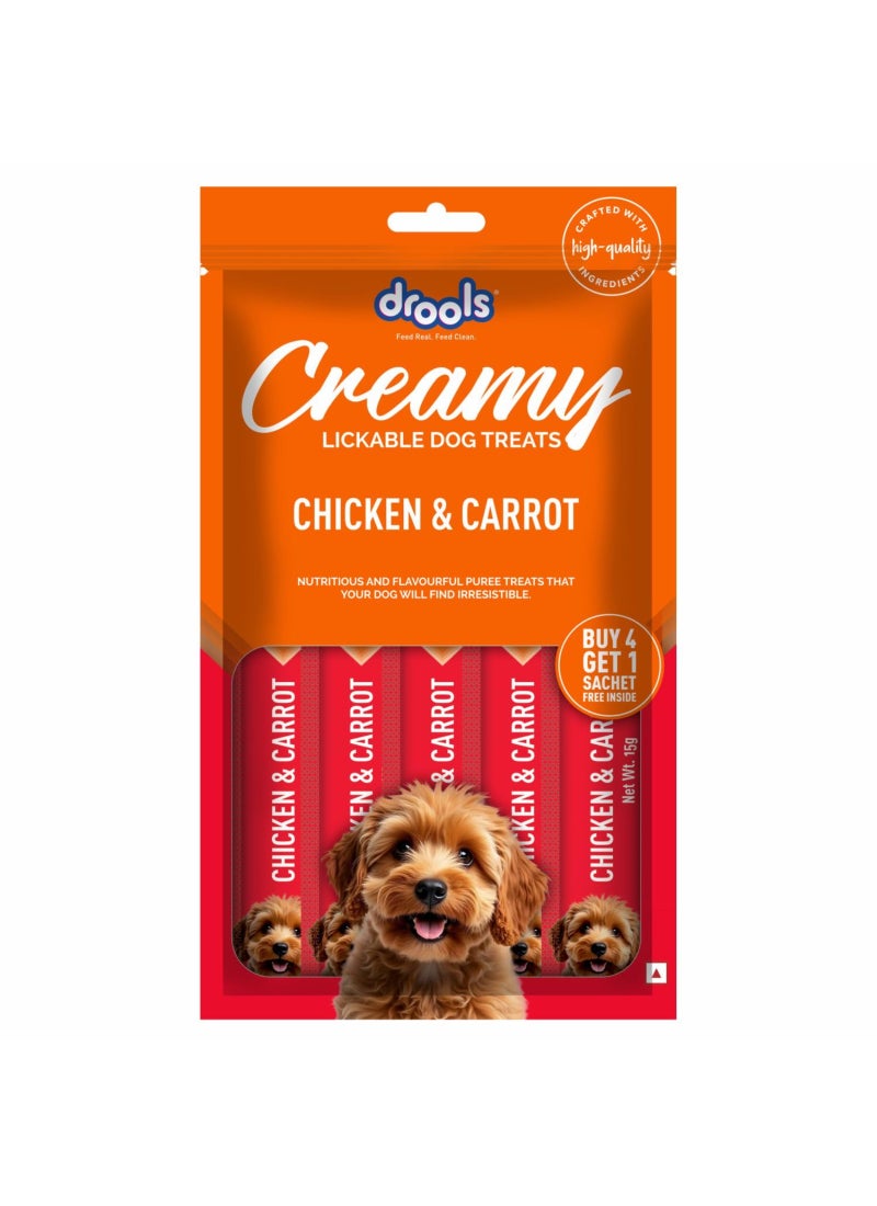 Drools Dog Treats Creamy Stick Chicken And Carrot - Image 1