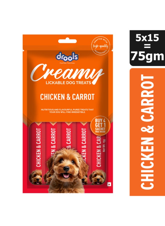 Drools Dog Treats Creamy Stick Chicken And Carrot - Image 1