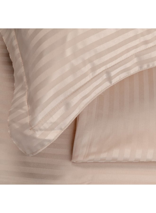 ب كومفورت  طقم ملاية أستك استرايب بيج - Image 3