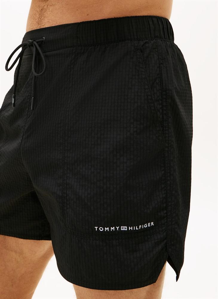 TOMMY HILFIGER Original Ripstop Mid Length Swim Shorts - Image 3