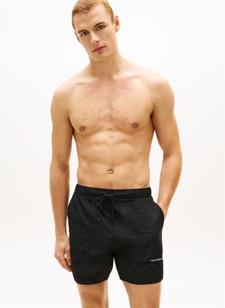 TOMMY HILFIGER Original Ripstop Mid Length Swim Shorts - Image 1