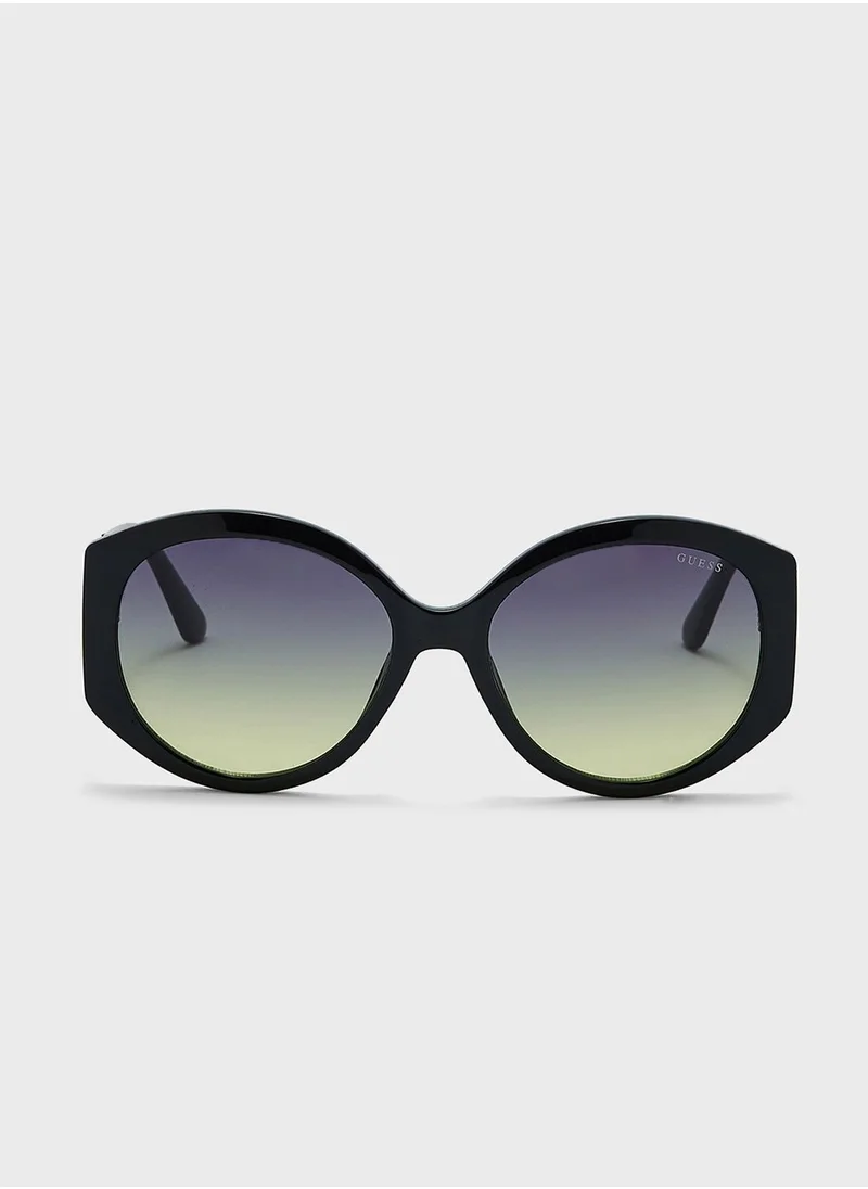 GUESS Half Frame Shape Sunglasses