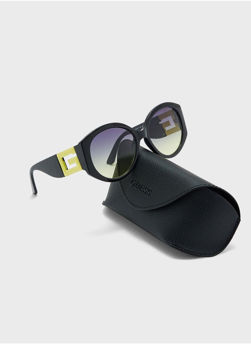 GUESS - Half Frame Shape Sunglasses - Image 1