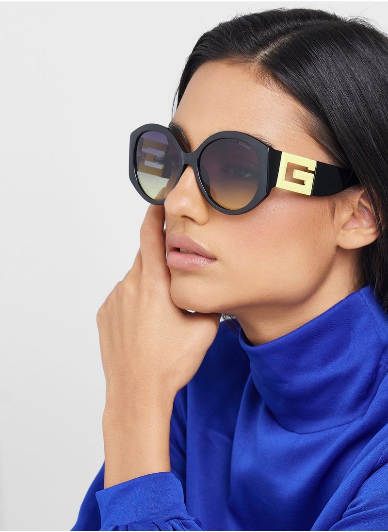 GUESS - Half Frame Shape Sunglasses - Image 1