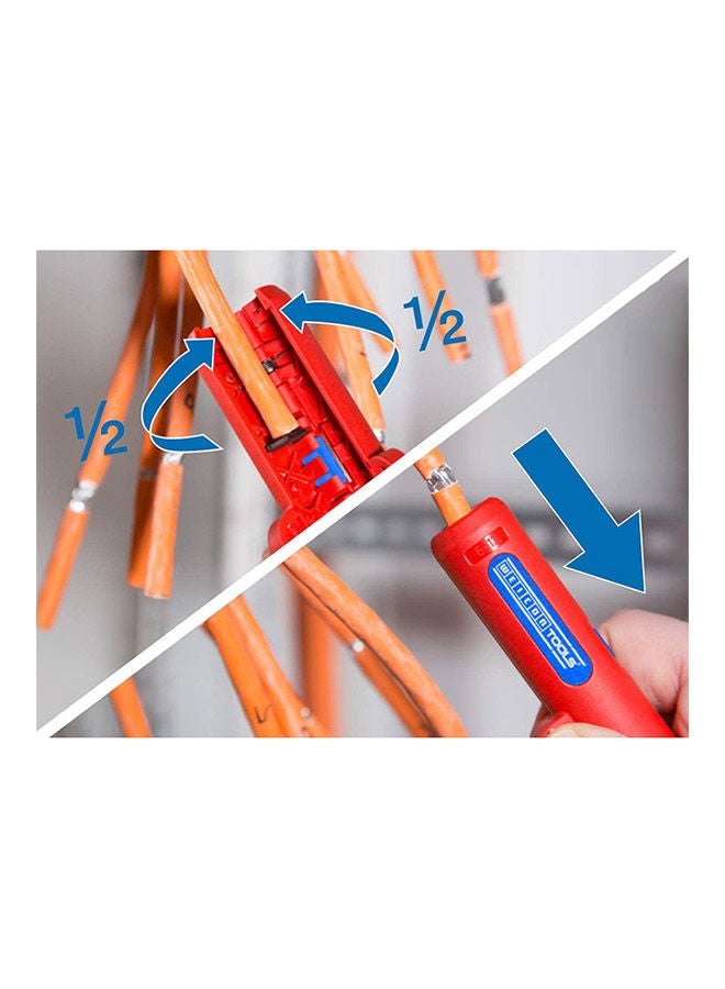 WEICON Cat Cable-Stripper No. 10 Network Cable Stripper, High-Quality Practical Stripper For Data Cables Network Cables Cat 5, 6 And 7 - Image 2