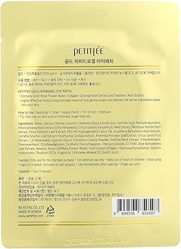 Petitfee Gold Hydrogel Eye Patch single use 1 piece - Image 2