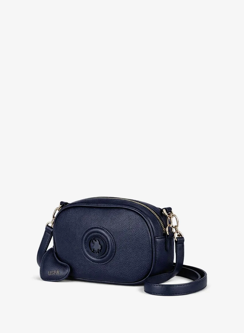 U.S. Polo Assn. Women's Crossbody Bag, Ladies Shoulder Bag Handbag for Ladies Travel Bag for Girl Black