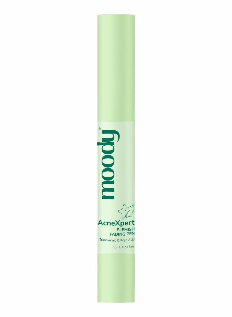 Moody Acnexpert Blemish Fading Pen with Green Tea & Kojic 0.5% | Fades Acne Marks & Blemishes | Dark Spot & Blemish Marks Correcting Gel For Men & Women | For All Skin Type, 10 ml  - Image 1