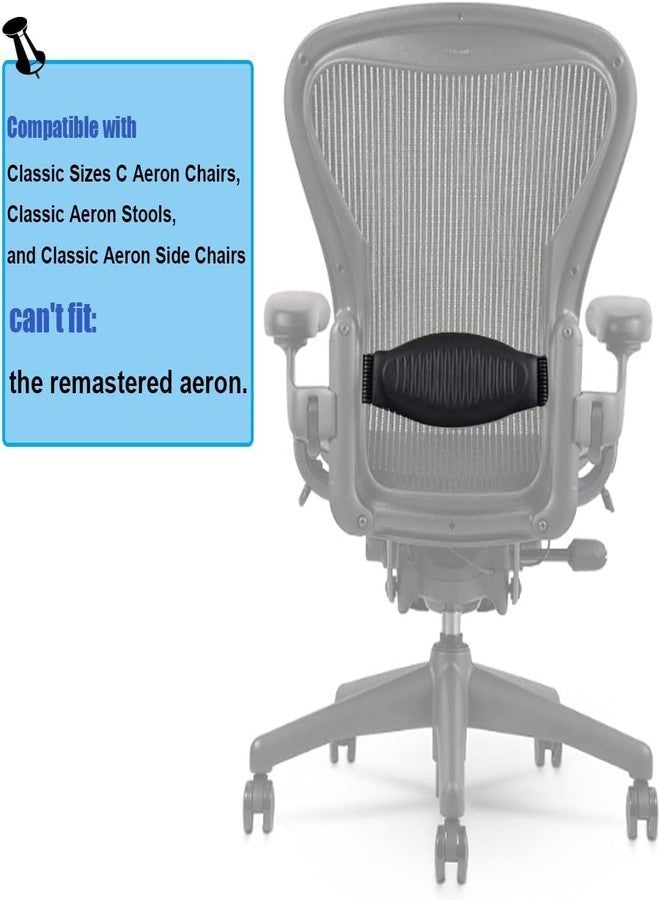 Ketofa Lumbar Support Pad Replacement for Herman Miller Classic Aeron Chair - Size C - Image 2