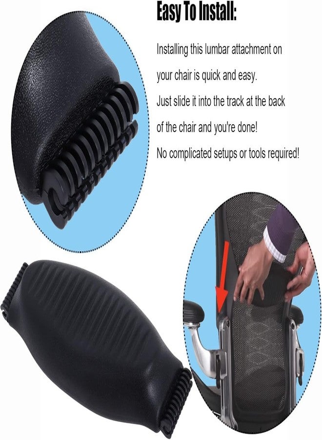 Ketofa Lumbar Support Pad Replacement for Herman Miller Classic Aeron Chair - Size C - Image 3