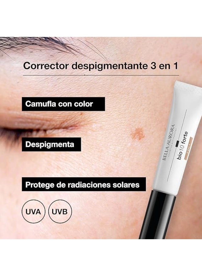 بيلا أورورا بيو 10 فورت 3 في 1 خافي عيوب موضعي بعامل حماية من الشمس 50+ 10 مل - Image 2