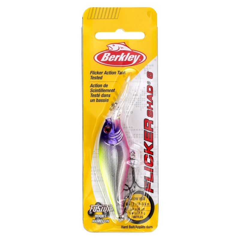 Berkley Flicker Shad Fishing Lure, Blue Tiger, 5/16 oz, 2 3/4in | 7cm Crankbaits, Size, Profile and Dive Depth Imitates Real Shad, Equipped with Fusion19 Hook - Image 3